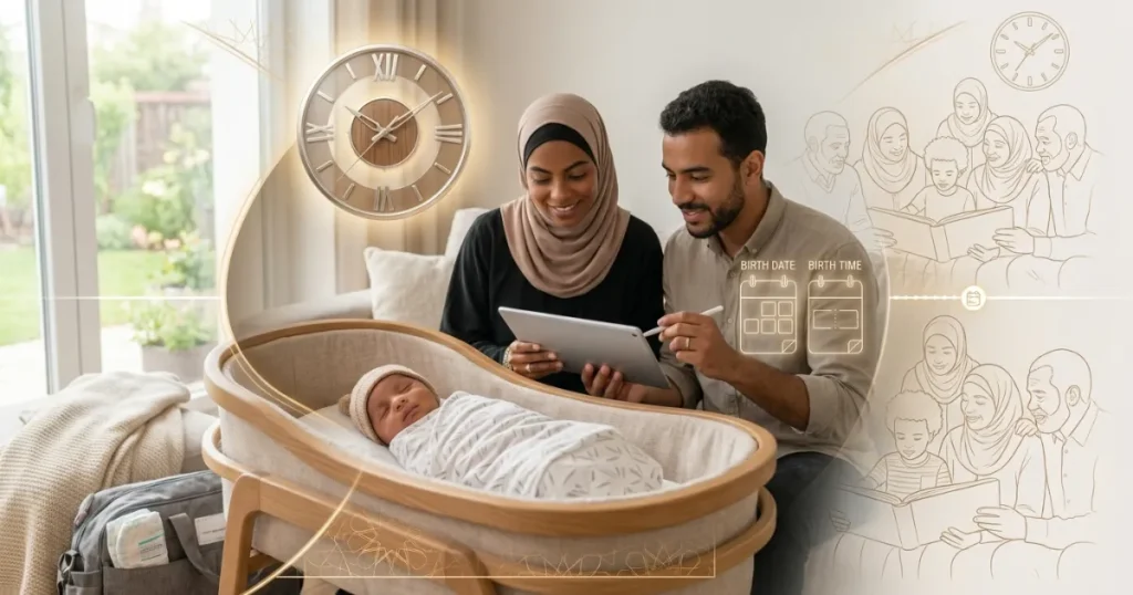 حساب عمر طفلك