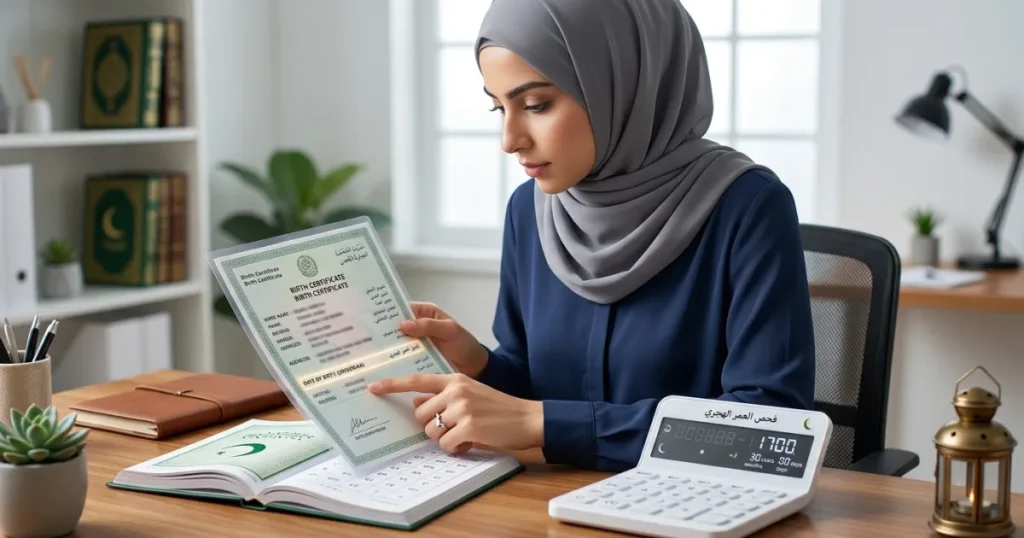 حساب العمر بالهجري
