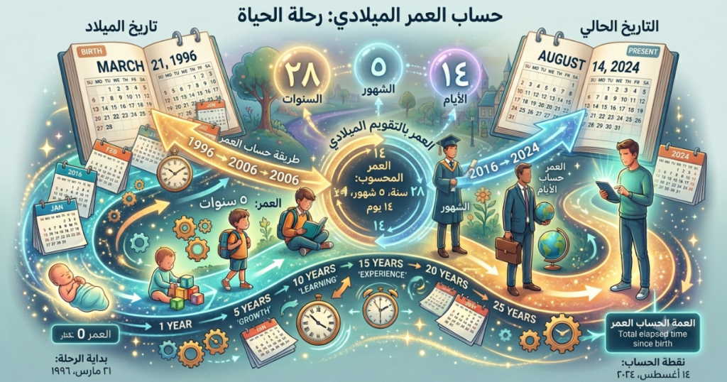 حساب-العمر-بالميلادي