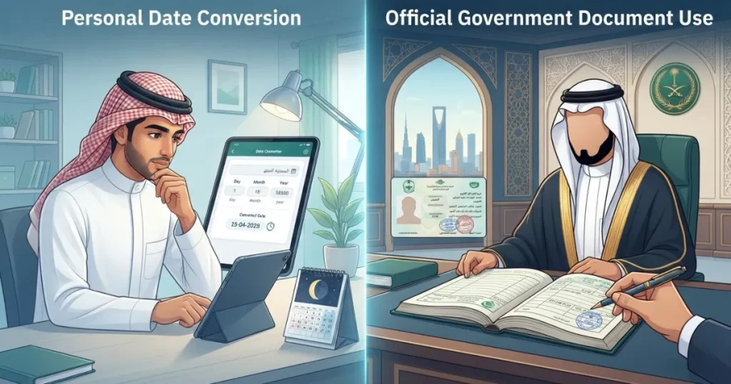 تحويل التاريخ من هجري إلى ميلادي مع البرج